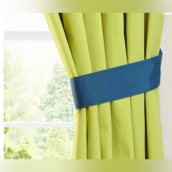 Blazing Needles 108”Twill Insulated Blackout 2 Tone Reversible Curtain Panel Pr - Picture 2 of 5